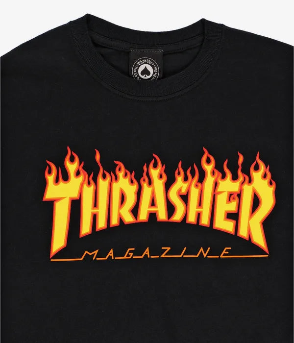 Thrasher Flame T-Shirt (black)