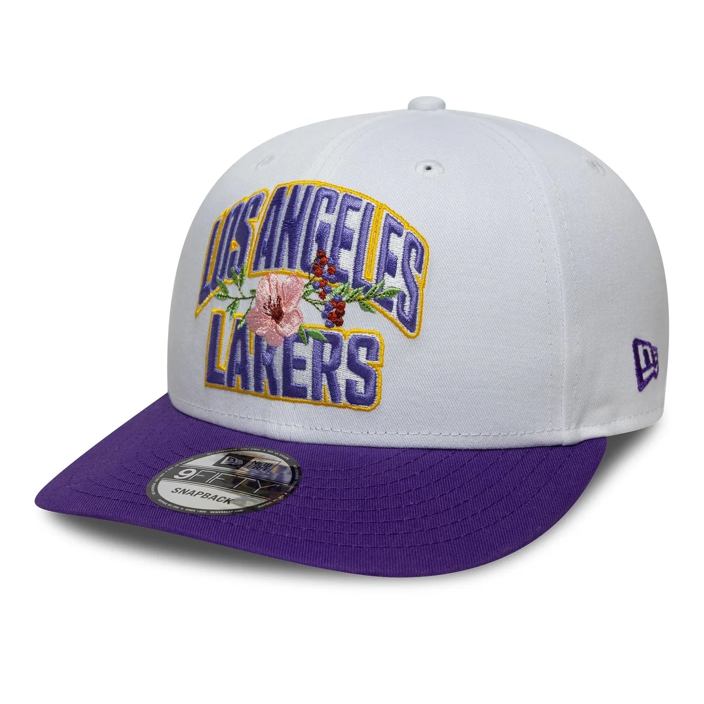 New Era LA Lakers NBA Wordmark White 9FIFTY Snapback
