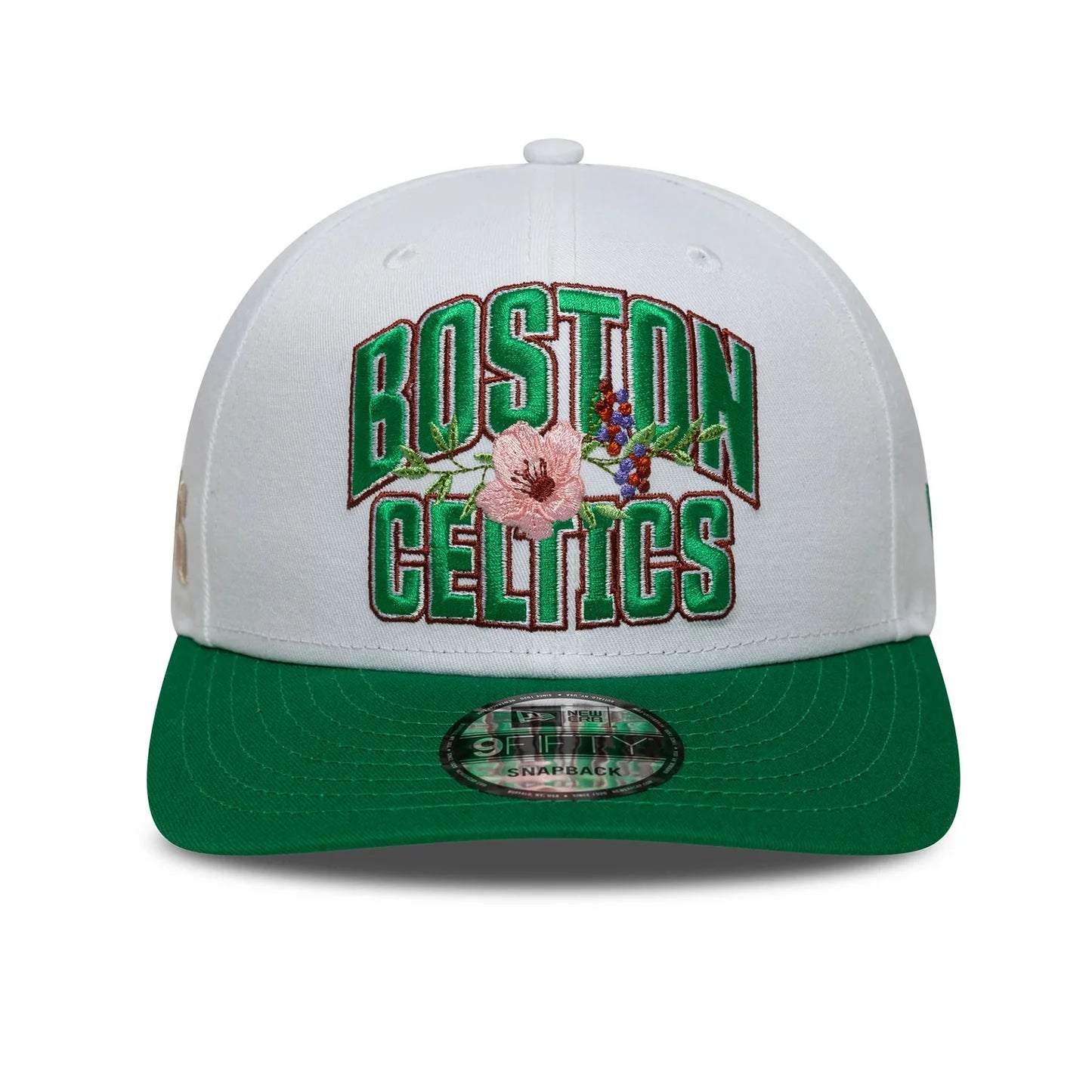 New Era Boston Celtics NBA Wordmark White 9FIFTY Snapback