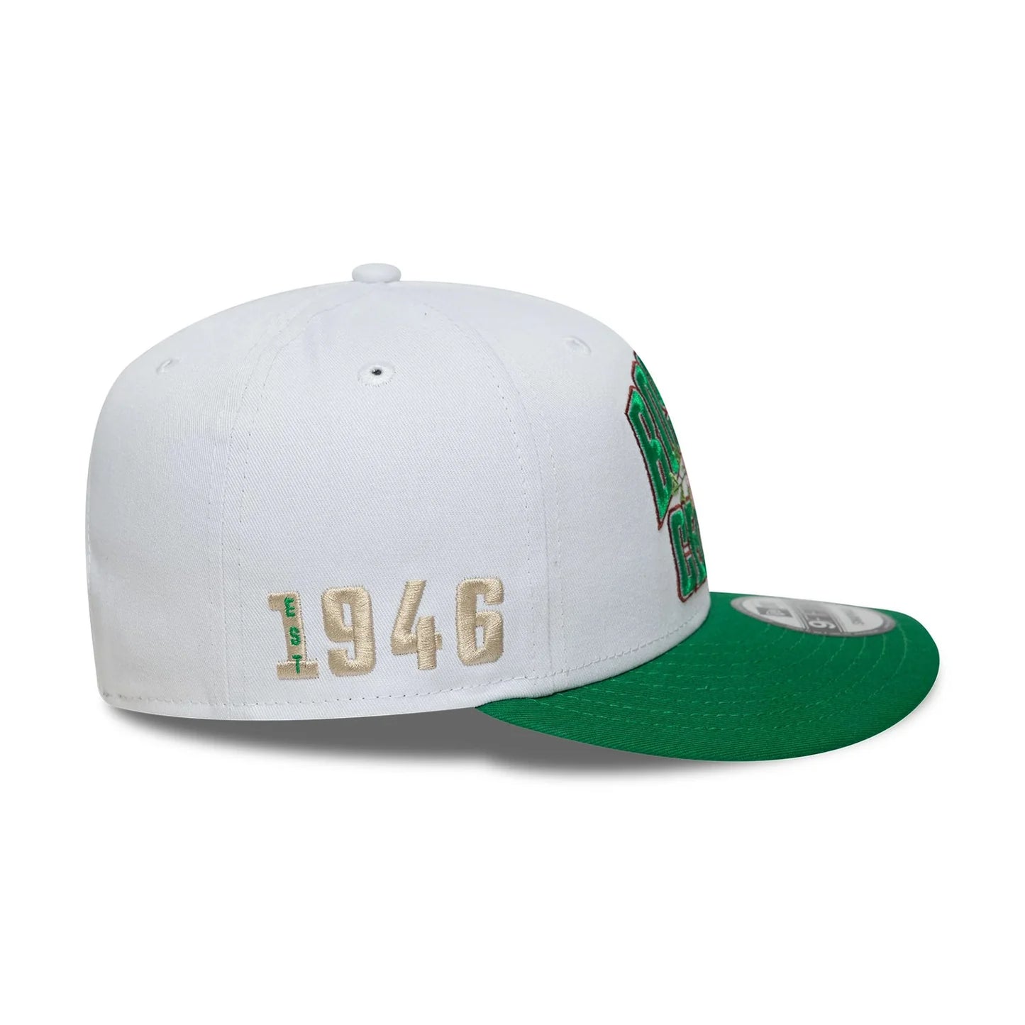 New Era Boston Celtics NBA Wordmark White 9FIFTY Snapback