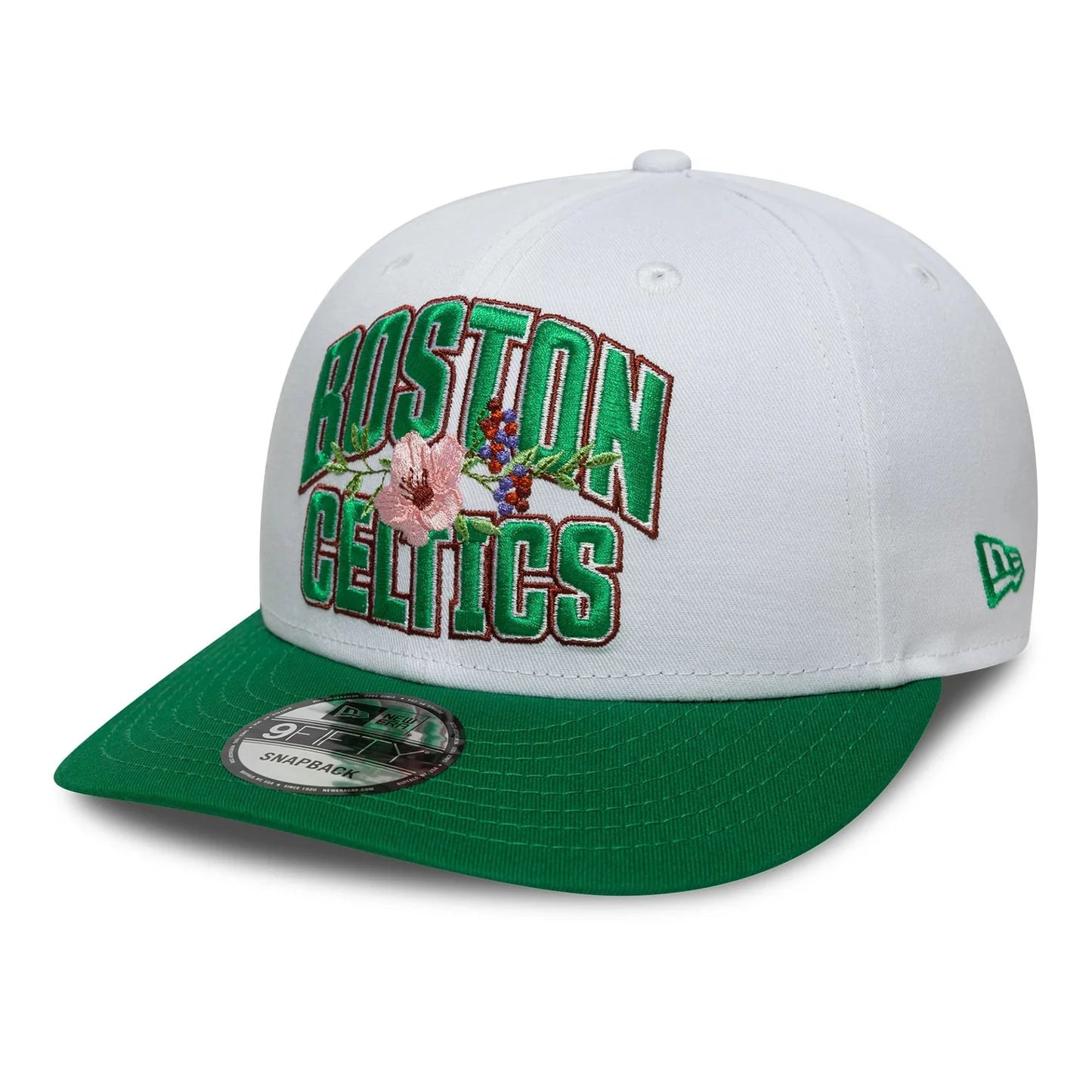 New Era Boston Celtics NBA Wordmark White 9FIFTY Snapback