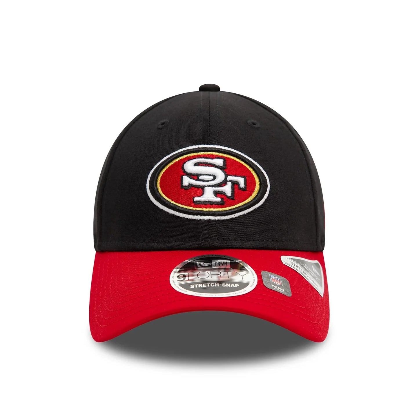 New Era 9FORTY Stretch Snap San Francisco 49ers NFL Cap One Size Schwarz