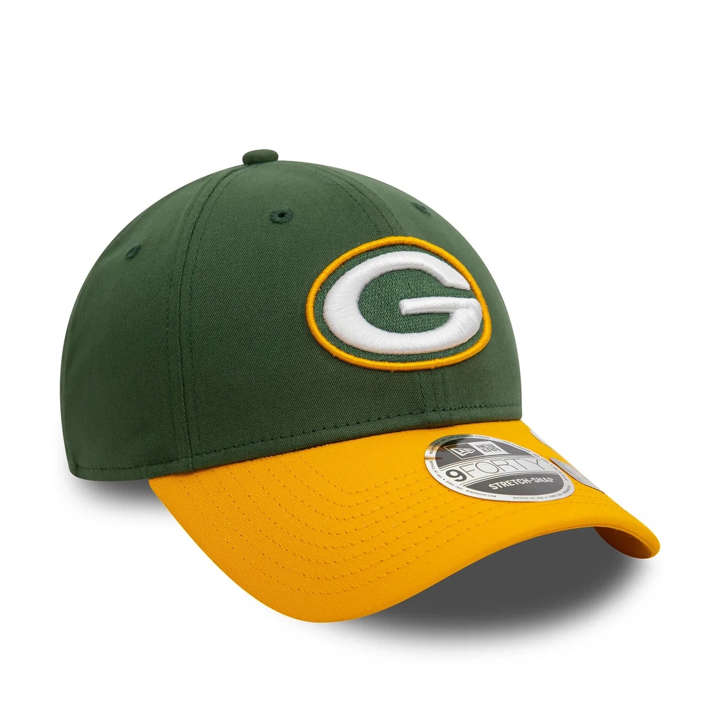 New Era 9FORTY Stretch Snap Green Bay Packers NFL Cap One Size Dunkelgrün