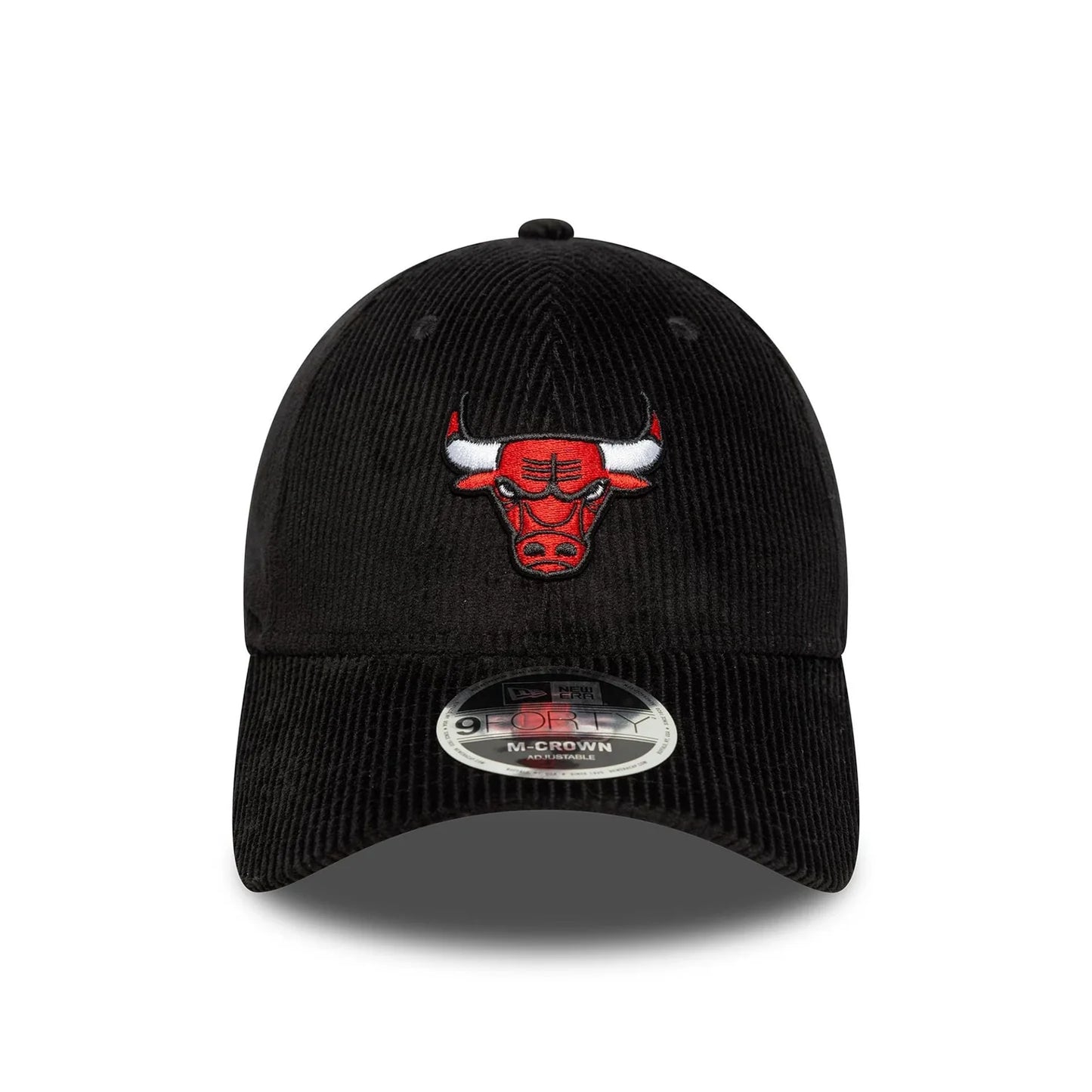 New Era Schwarze Chicago Bulls NBA Cord 9FORTY M-Crown Verstellbare Cap