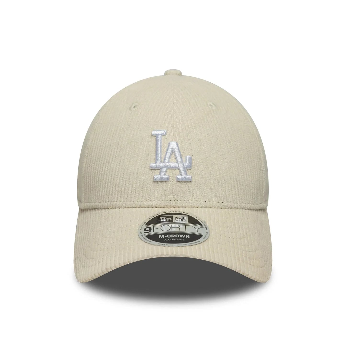 New Era Hellbeige LA Dodgers MLB Cord 9FORTY M-Crown Verstellbare Cap