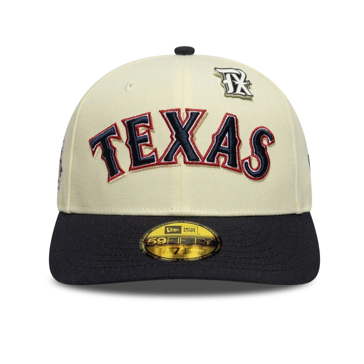 New Era Hellbeige Texas Rangers MLB All Star Game Pin 59FIFTY Fitted Cap