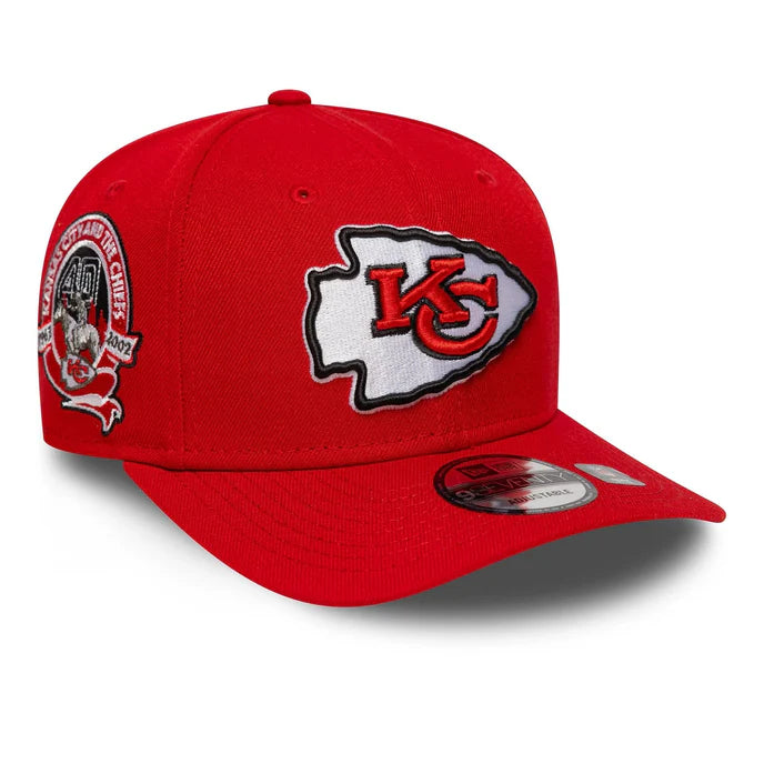 New Era Rote Kansas City Chiefs NFL Patch 9SEVENTY Stretch Snap Cap