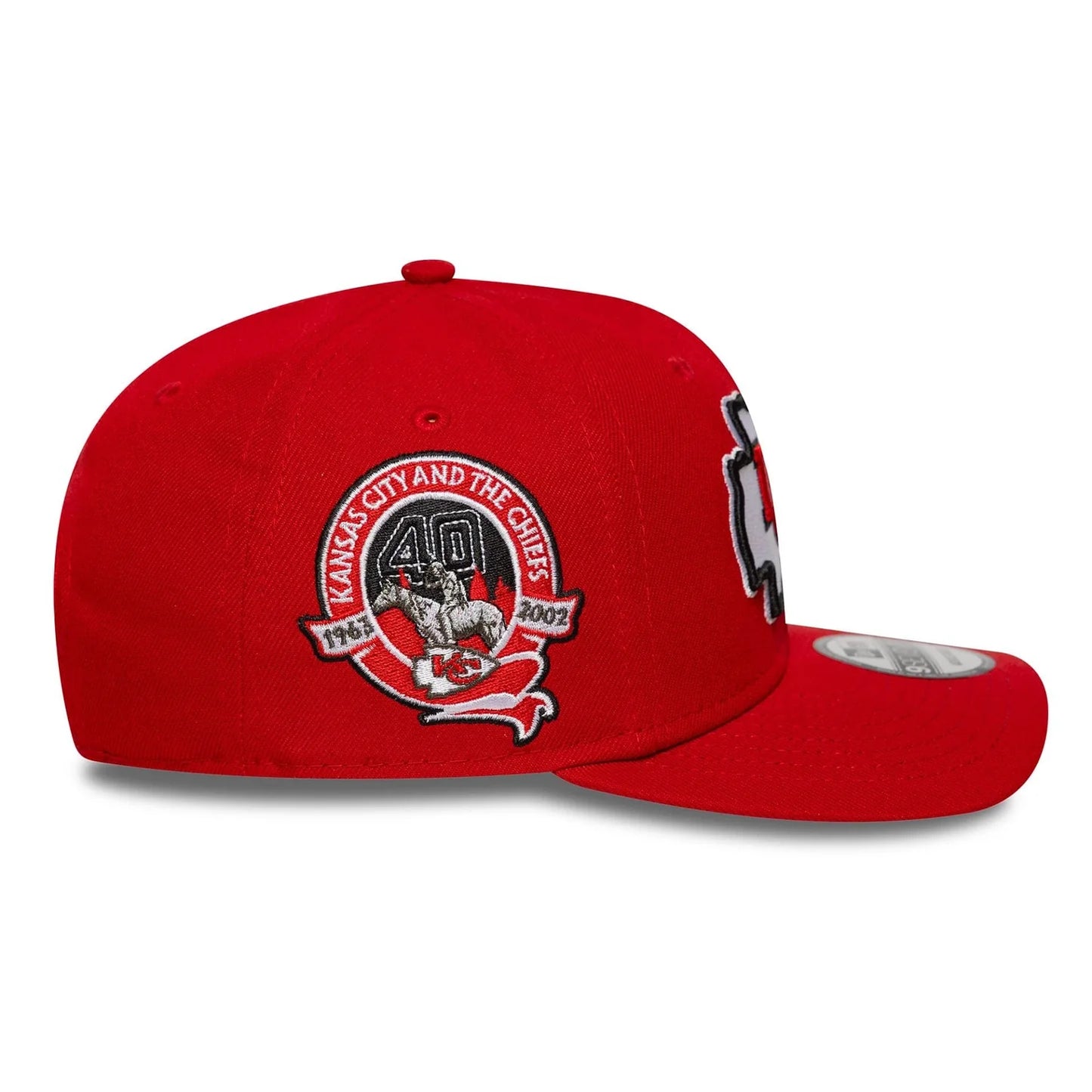 New Era Rote Kansas City Chiefs NFL Patch 9SEVENTY Stretch Snap Cap