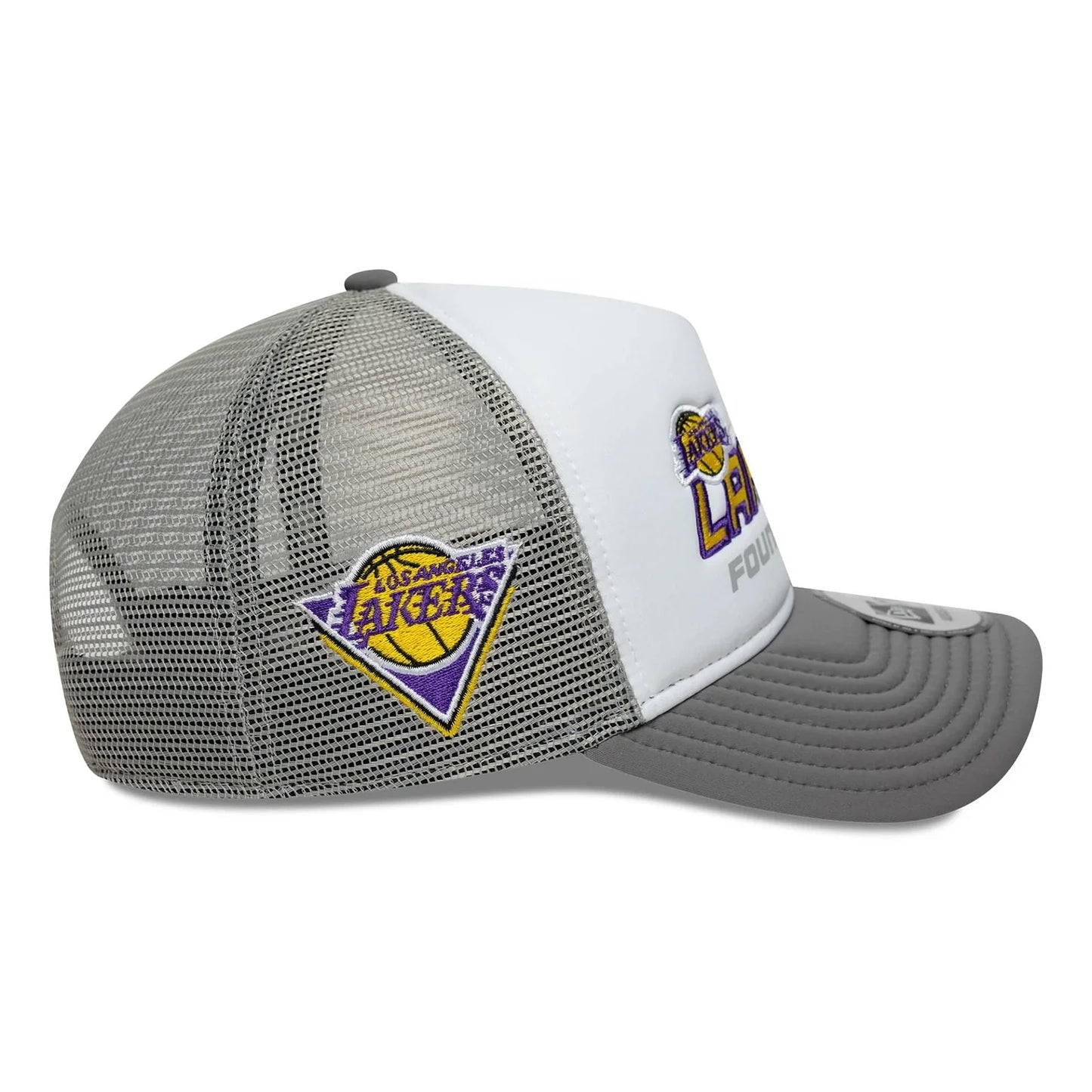 New Era Graue LA Lakers NBA Graphic 9FORTY A-Frame Trucker Cap
