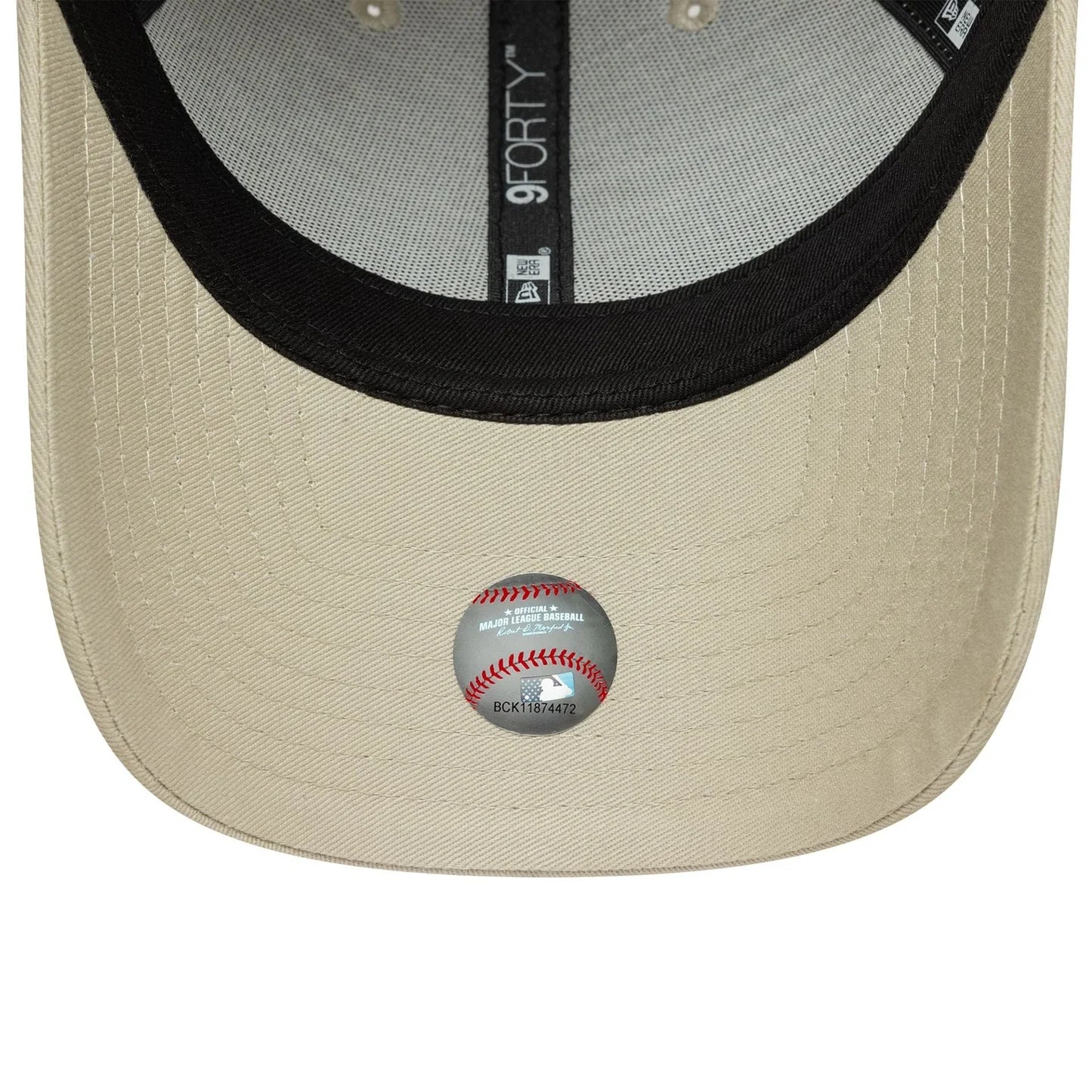 New Era Hellbeige LA Dodgers MLB Icon 9FORTY Verstellbare Cap