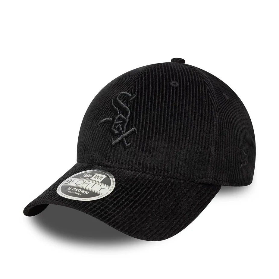 New Era Schwarze MLB Cord Chicago White Sox 9FORTY M-Crown Cap