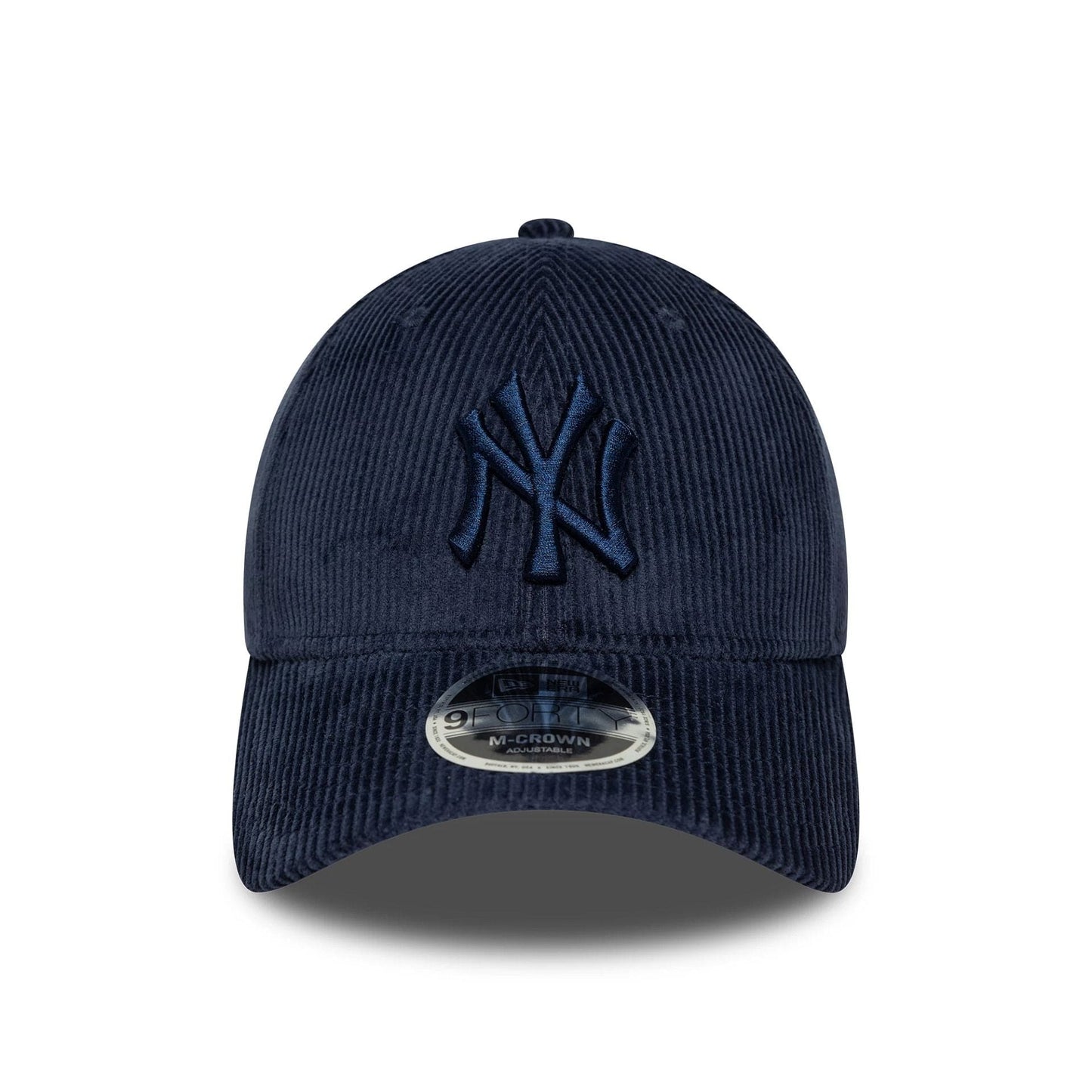 New Era Dunkelblaue MLB New York Yankees Cord 9FORTY verstellbare M-Crown Cap