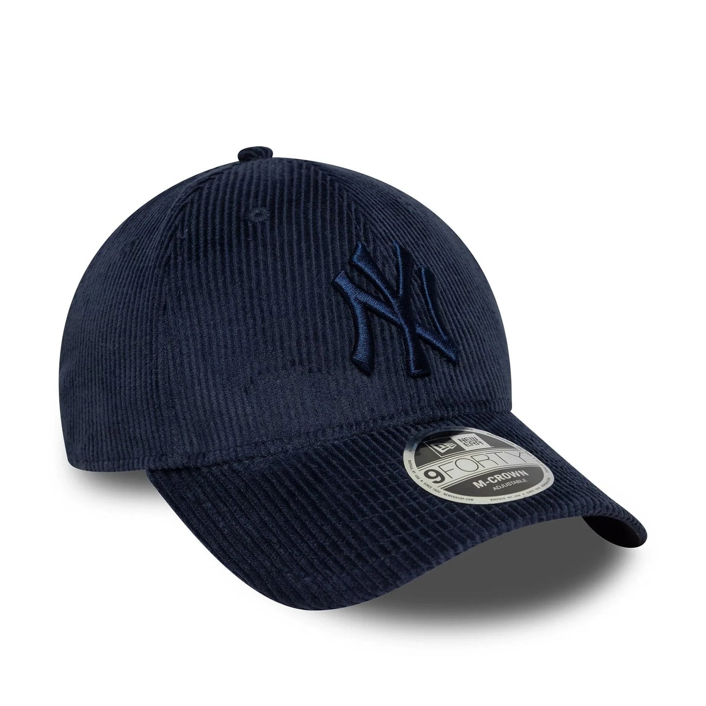 New Era Dunkelblaue MLB New York Yankees Cord 9FORTY verstellbare M-Crown Cap