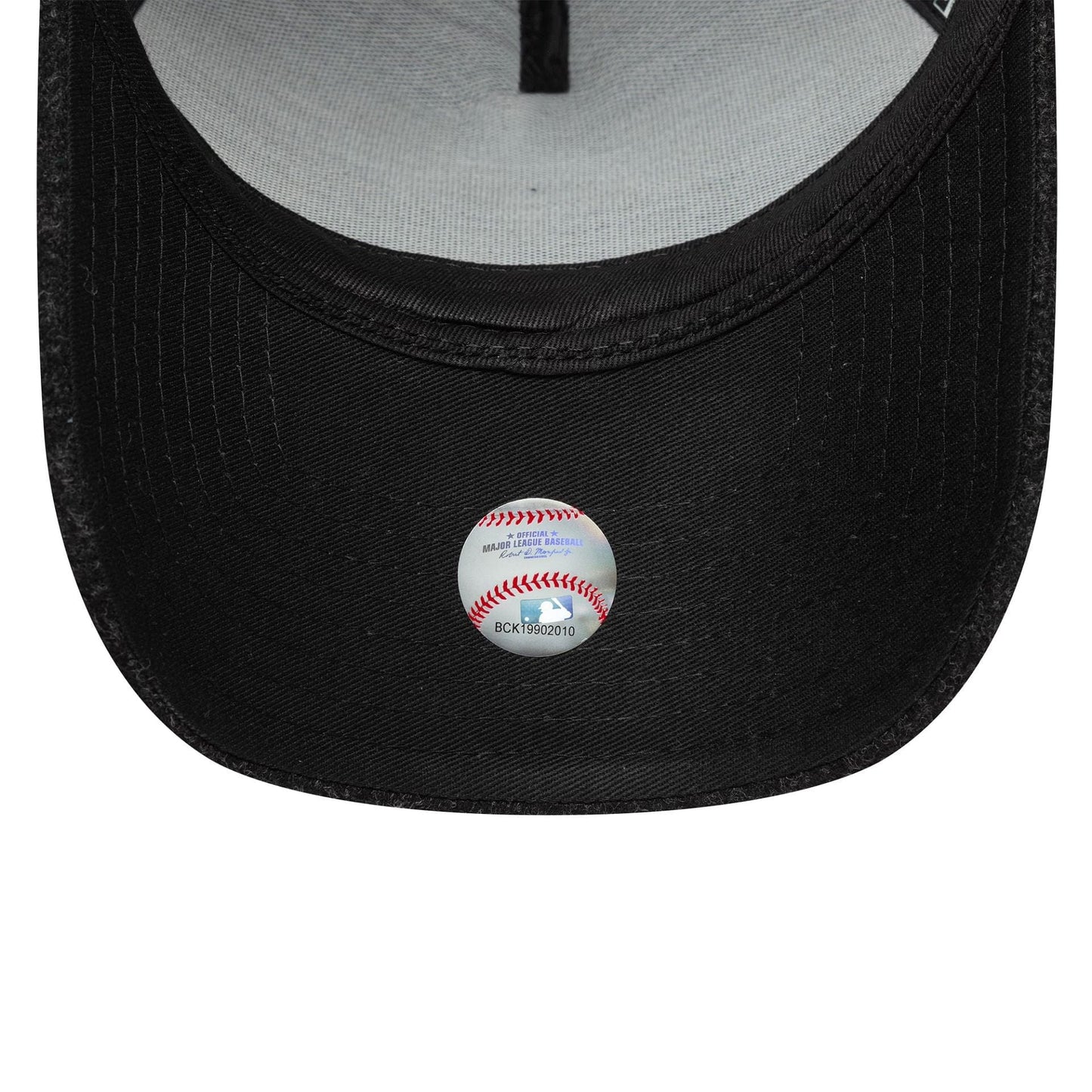 New Era Dunkelgraue MLB Meltonwolle New York Yankees 9FORTY E-Frame Verstellbare Cap