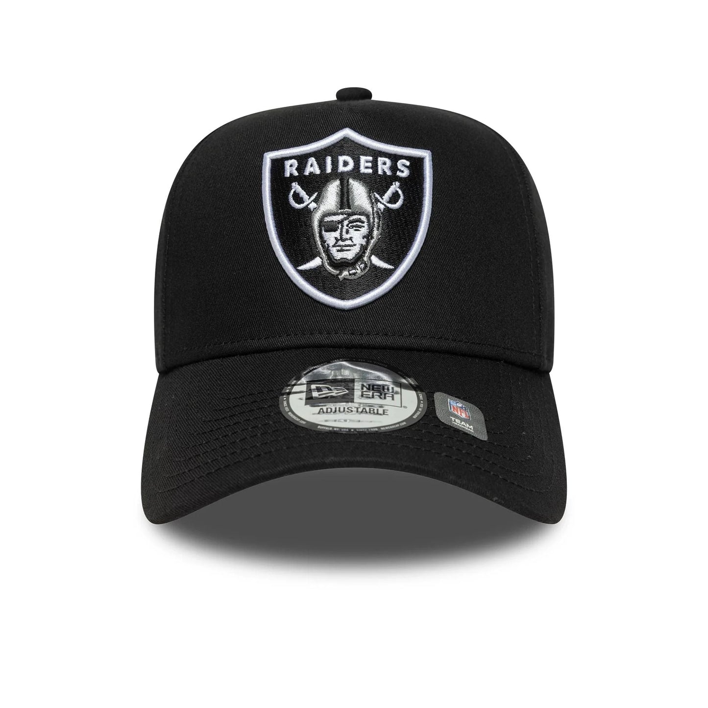 New Era Schwarze NFL Sidepatch Las Vegas Raiders 9FORTY E-Frame Verstellbare Cap
