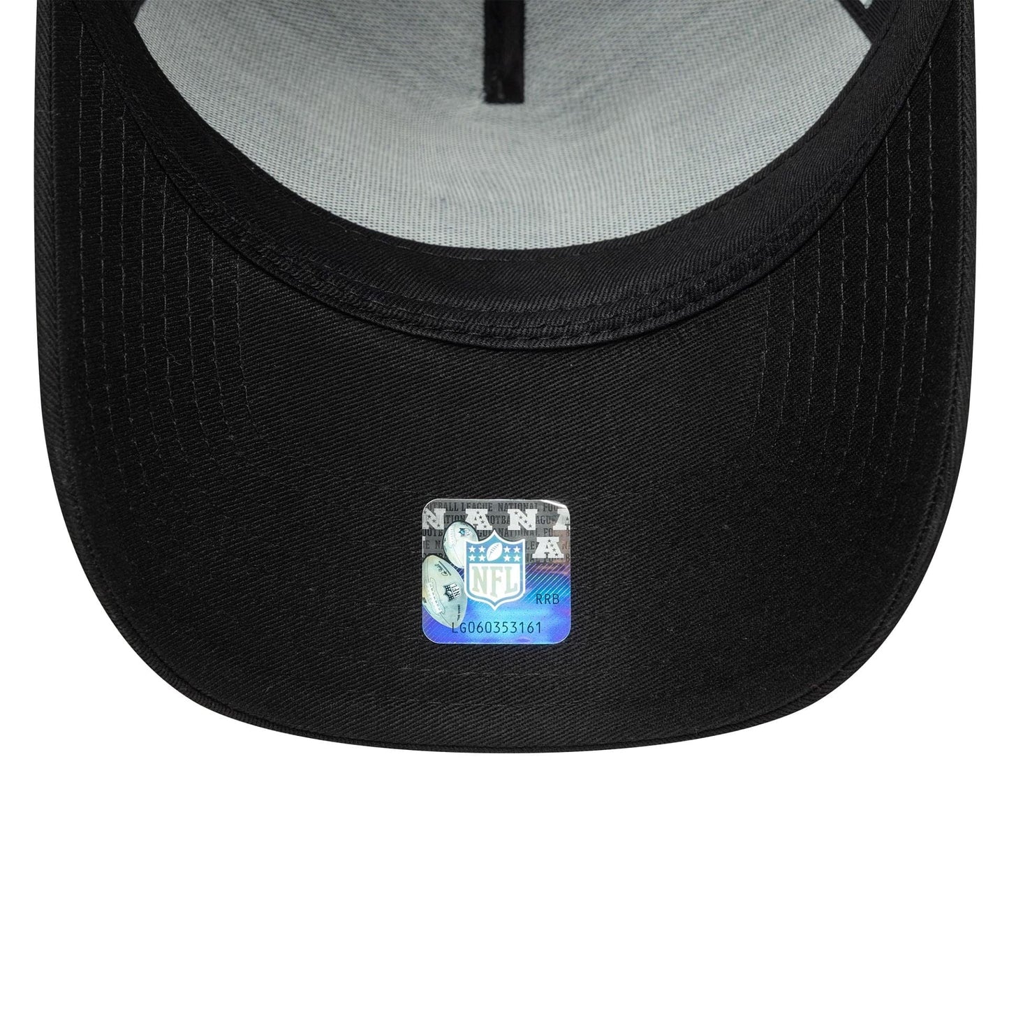 New Era Schwarze NFL Sidepatch Las Vegas Raiders 9FORTY E-Frame Verstellbare Cap