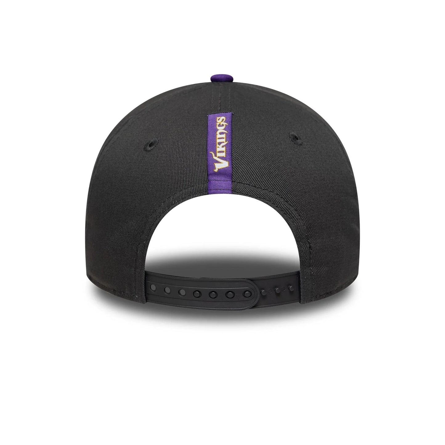New Era Dunkelgraue NFL Minnesota Vikings 9FORTY E-Frame Verstellbare Cap