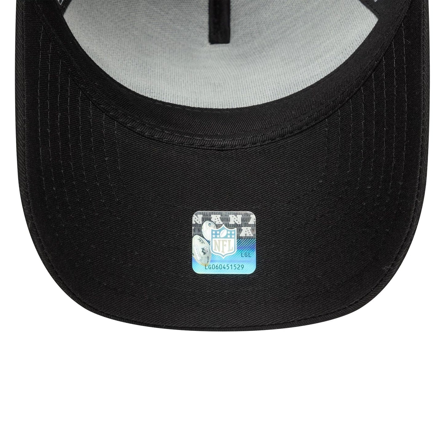 New Era Dunkelgraue NFL Las Vegas Raiders 9FORTY E-Frame Verstellbare Cap