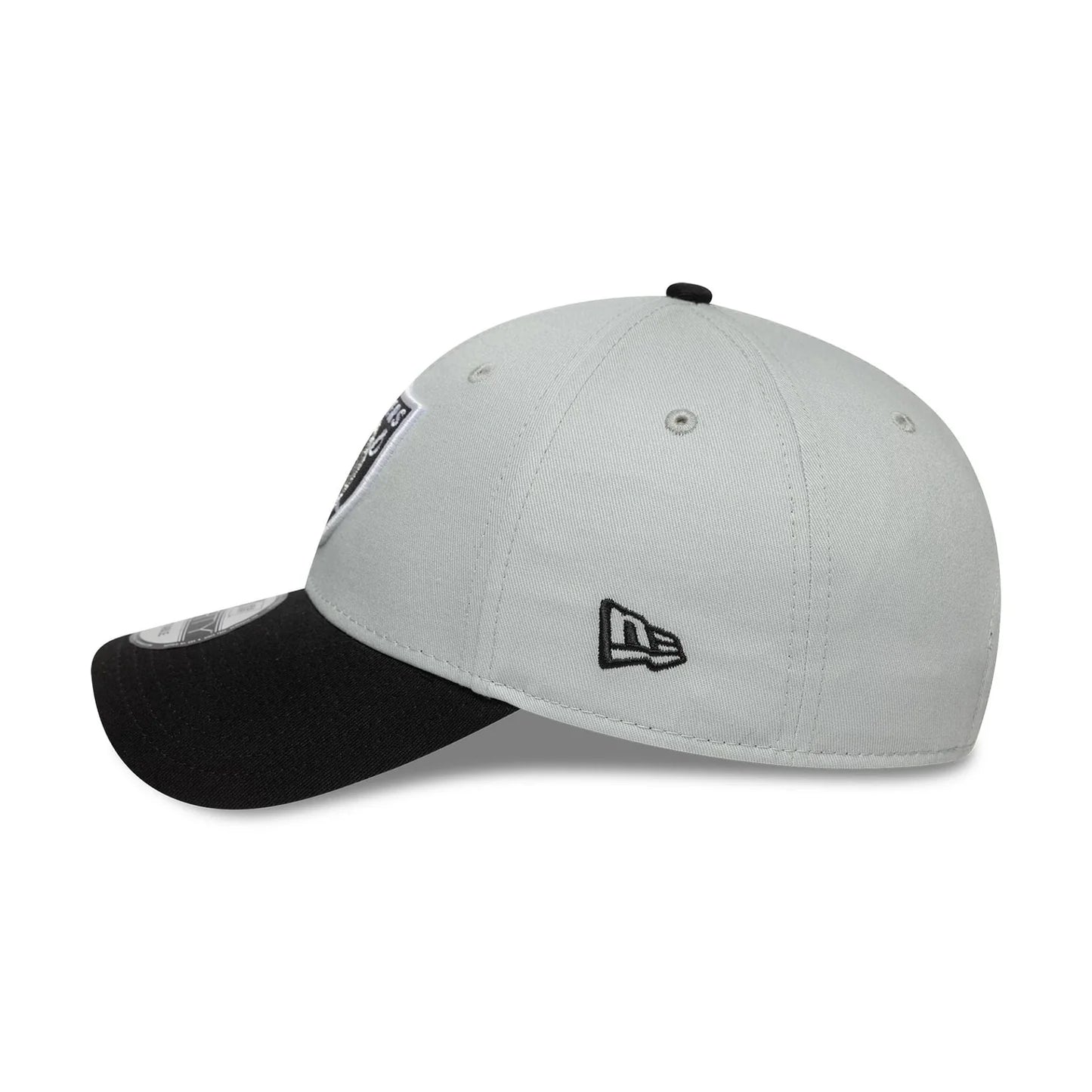 New Era Graue Las Vegas Raiders NFL Sidepatch 9FORTY Verstellbare Cap