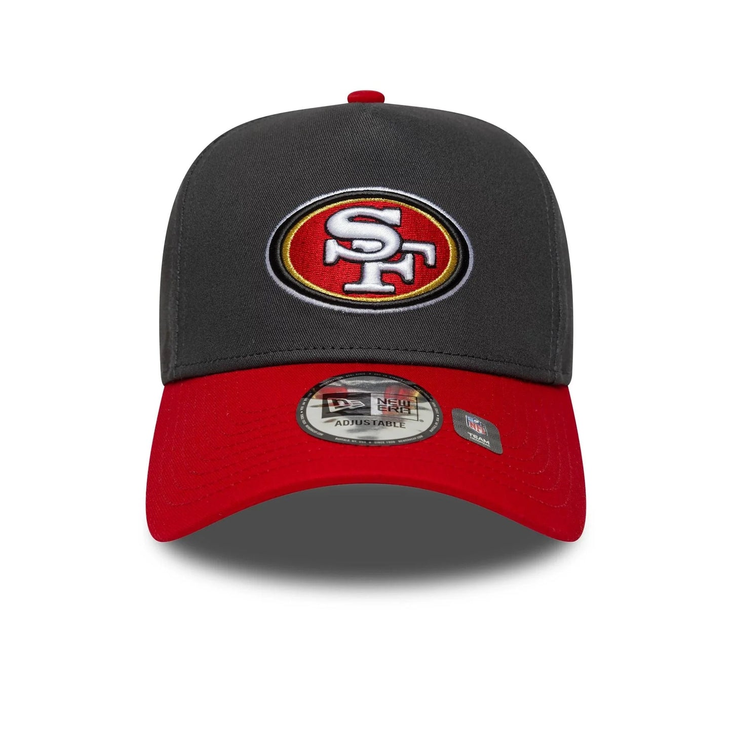 New Era Dunkelgraue San Francisco 49ers NFL 9FORTY E-Frame Verstellbare Cap