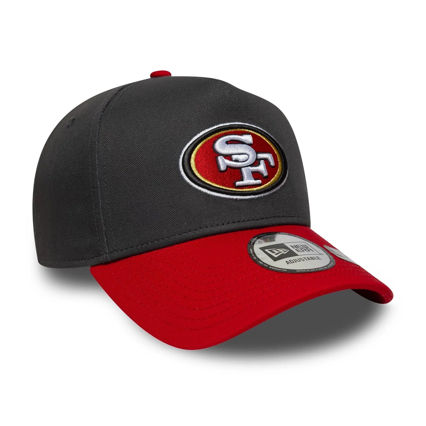 New Era Dunkelgraue San Francisco 49ers NFL 9FORTY E-Frame Verstellbare Cap