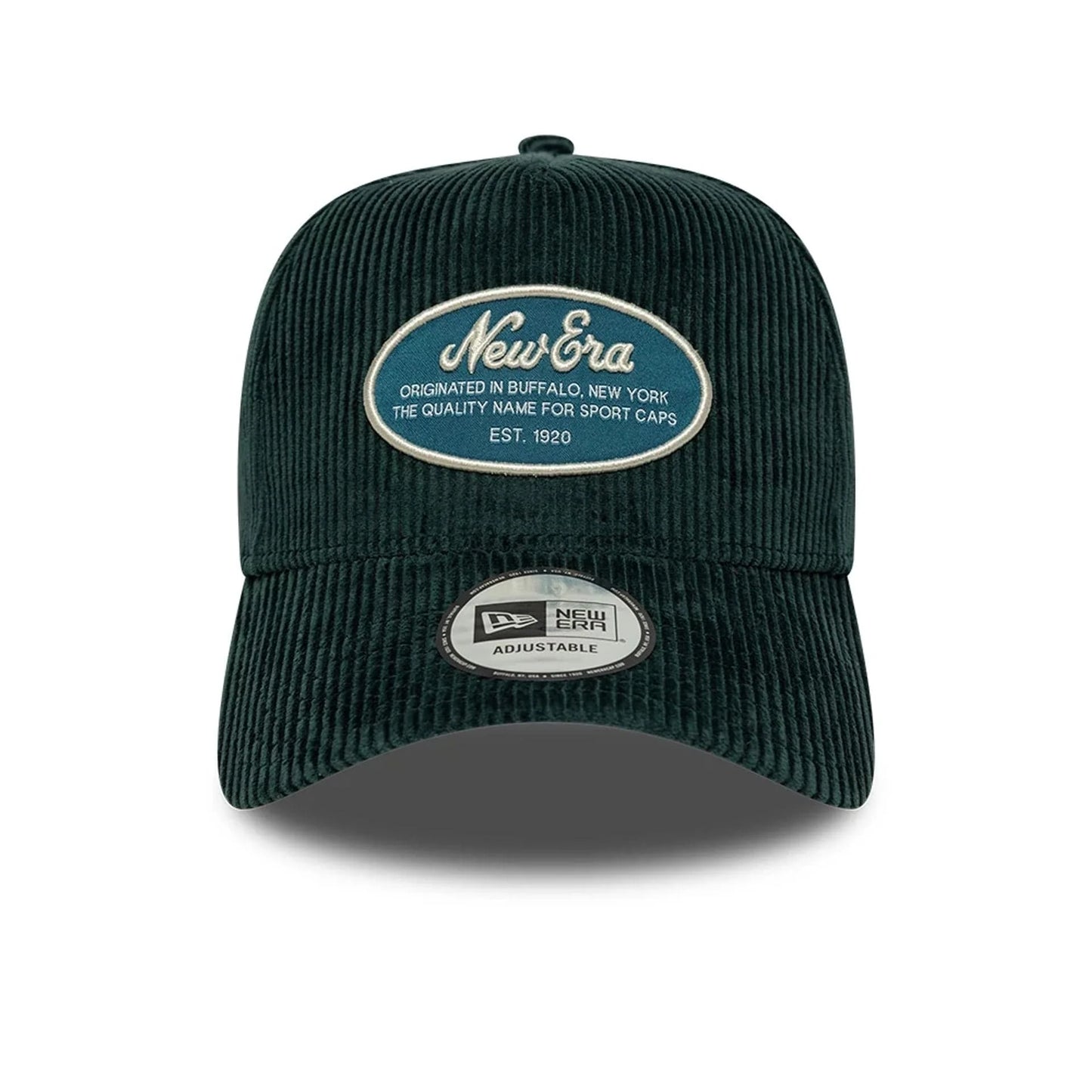 New Era Dunkelgrüne New Era Patch Cord 9FORTY E-Frame Verstellbare Cap