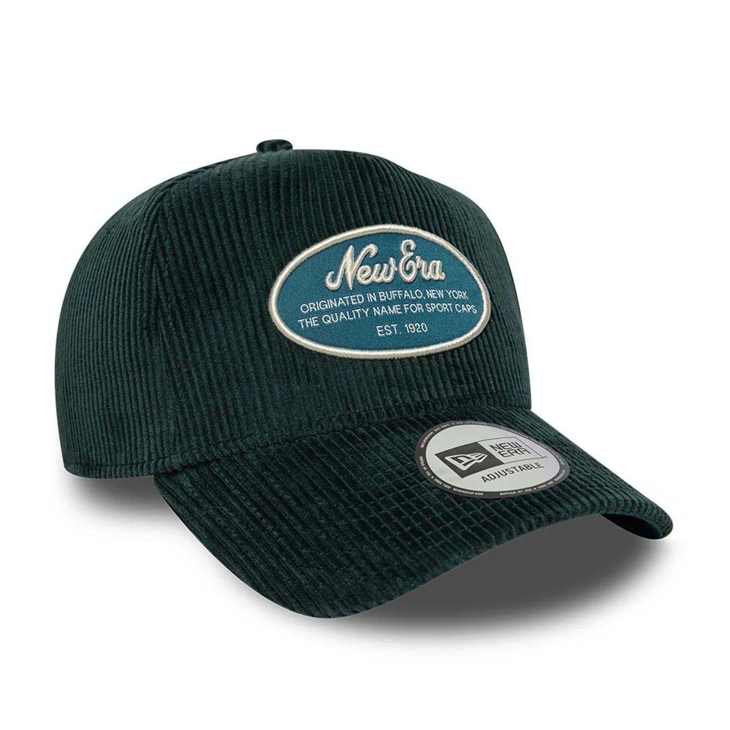 New Era Dunkelgrüne New Era Patch Cord 9FORTY E-Frame Verstellbare Cap