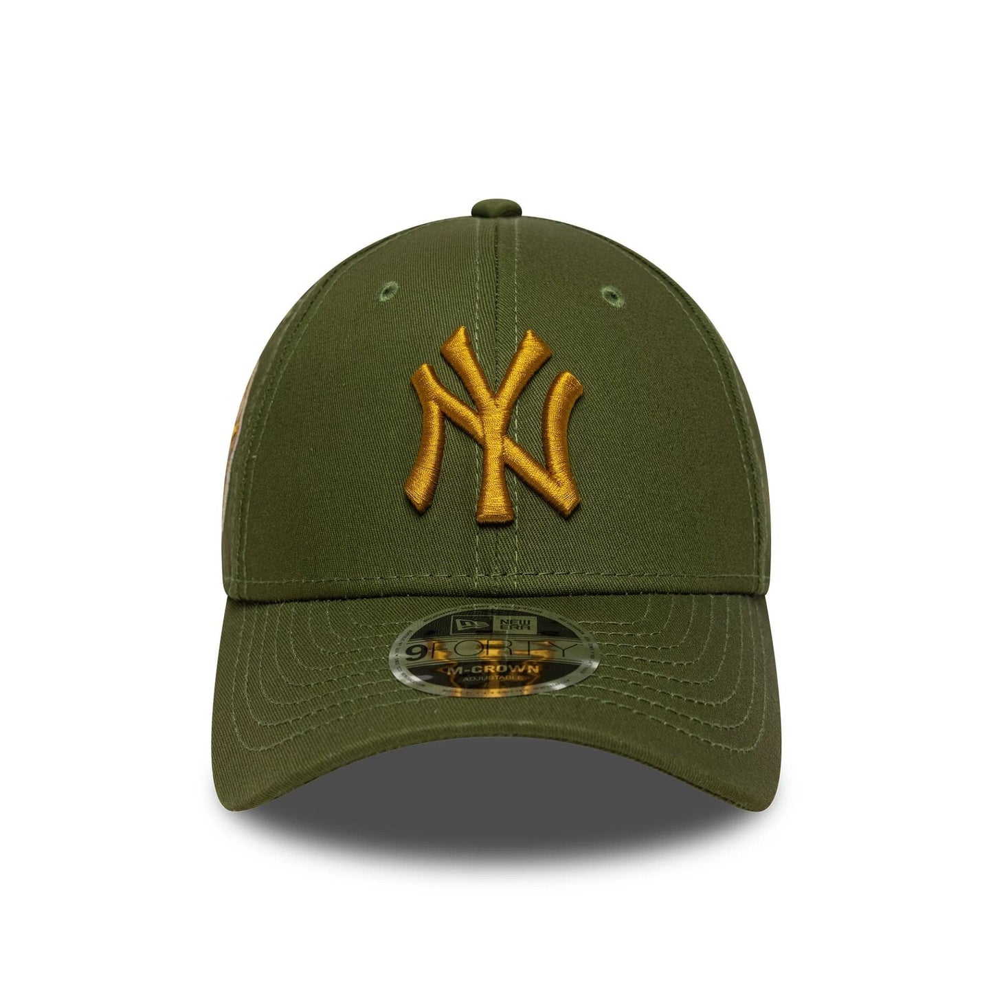 New Era Dunkelgrüne MLB World Series Patch New York Yankees 9FORTY M-Crown Verstellbare Cap