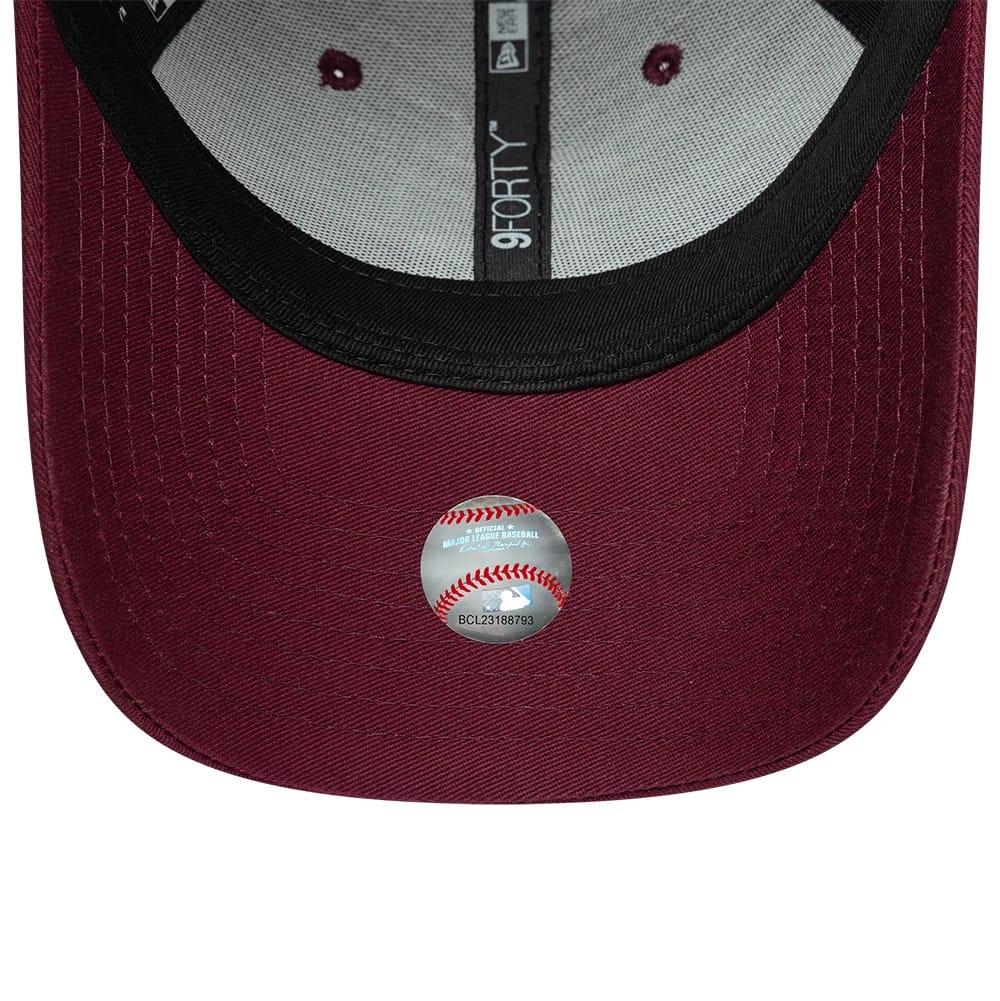 New Era Dunkelrote MLB Team Outline LA Dodgers 9FORTY Cap