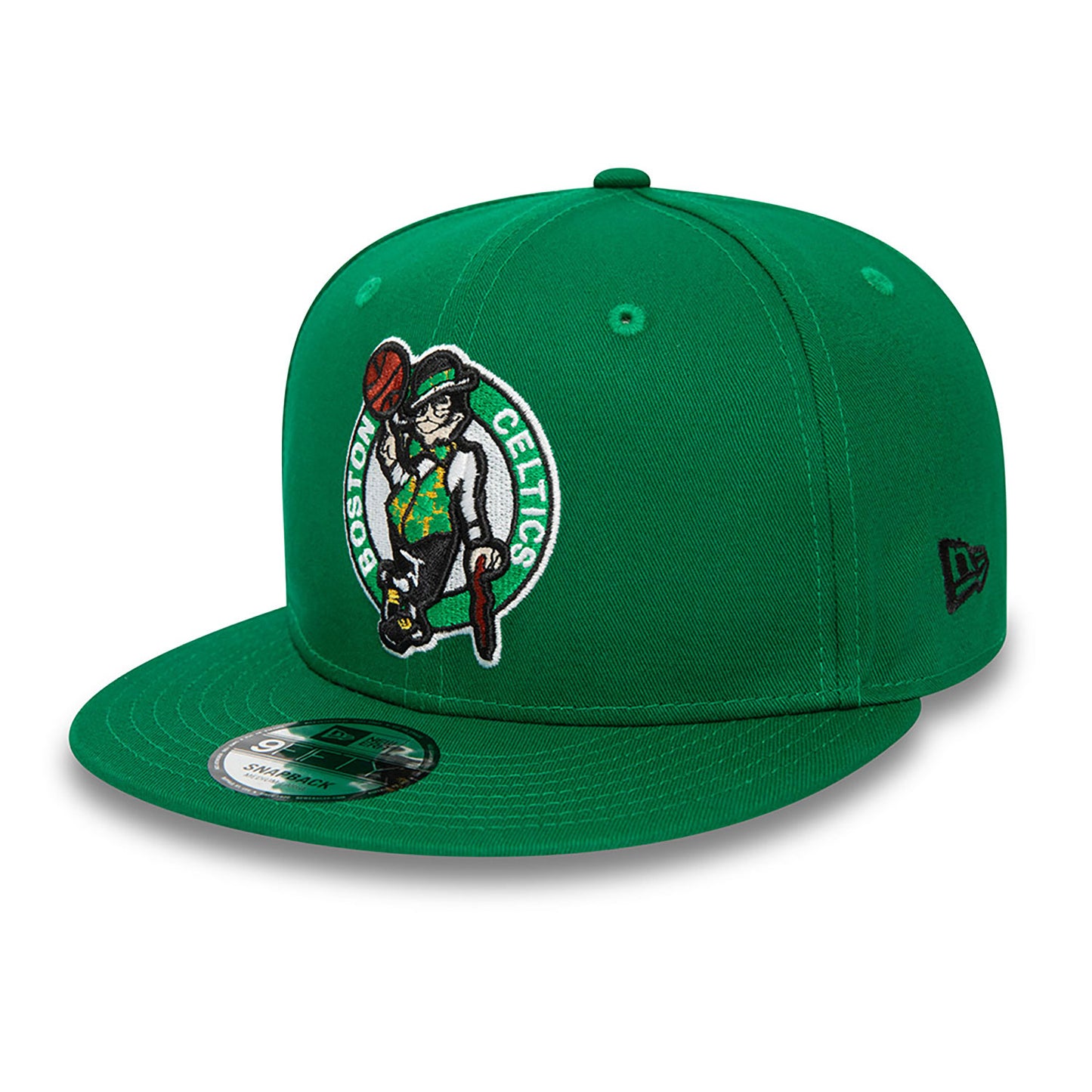 New Era Green Boston Celtics NBA Rear Logo 9FIFTY Snapback Cap