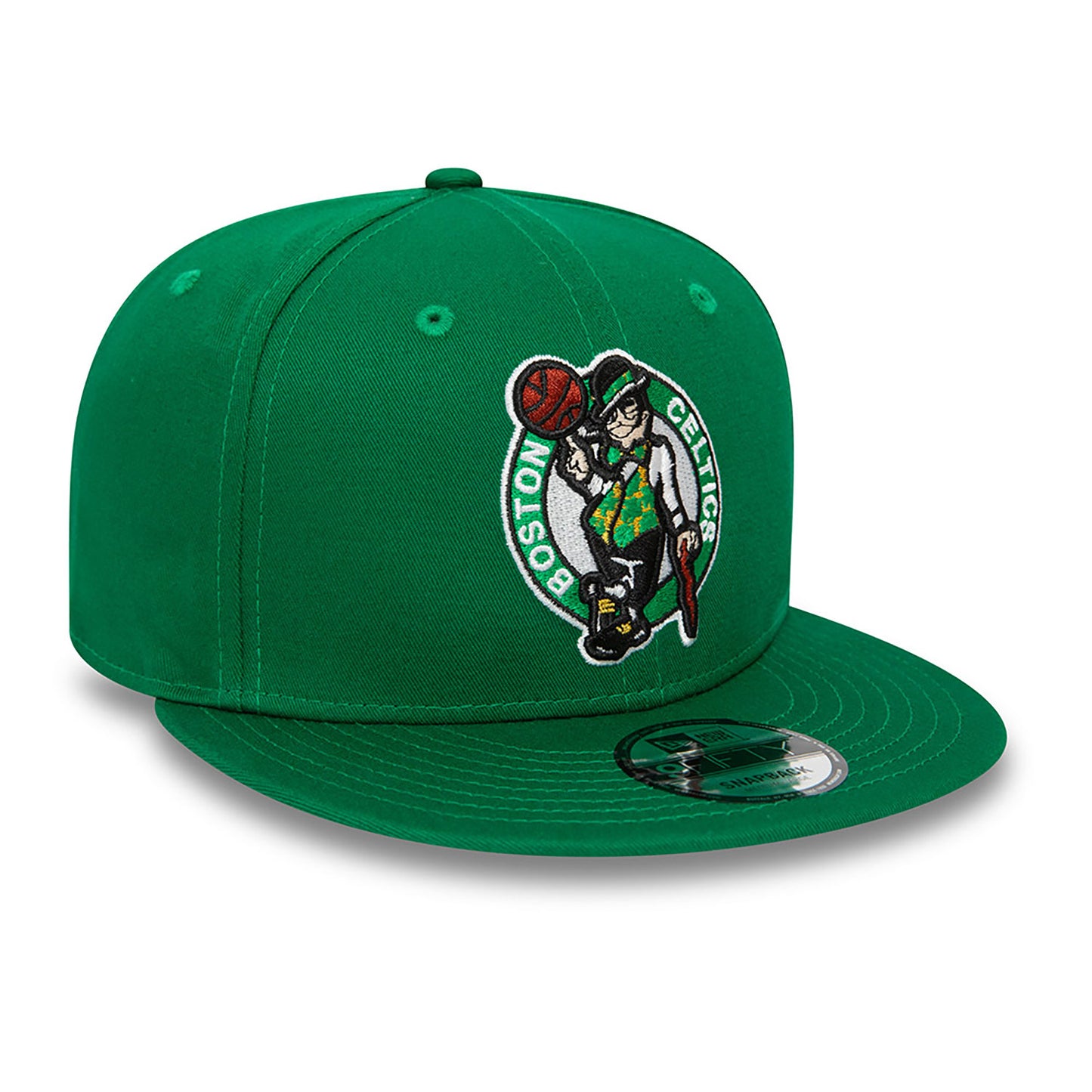 New Era Green Boston Celtics NBA Rear Logo 9FIFTY Snapback Cap