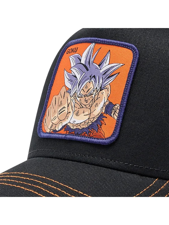 CAPSLAB Goku Dragon Ball Z Black Orange Trucker Cap CL/DBS/1/ULT2