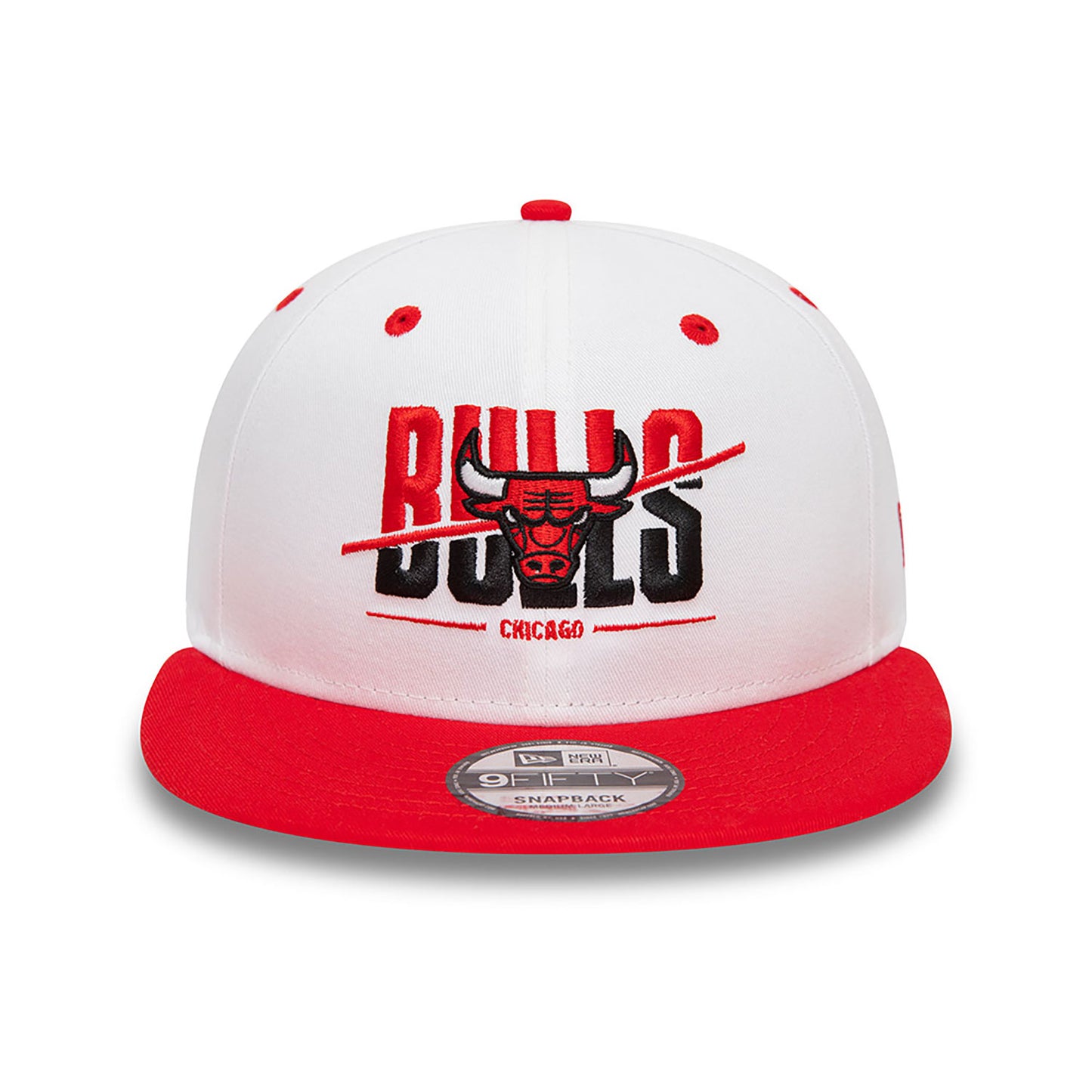 New Era White Chicago Bulls White Crown 9FIFTY Snapback Cap