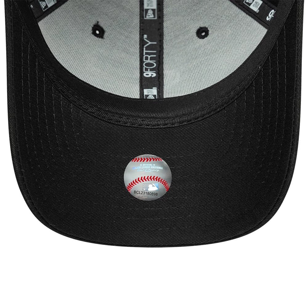 New Era Schwarze MLB Side Script Chicago White Sox 9FORTY M-Crown Cap