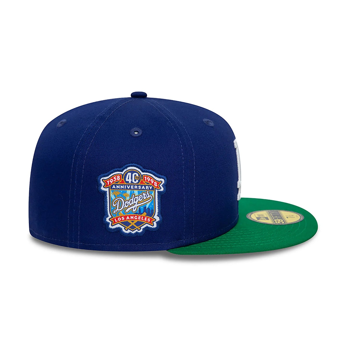 New Era LA Dodgers MLB Team Colour Blue 59FIFTY Fitted Cap