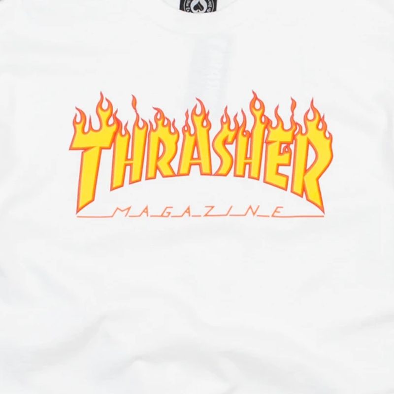Thrasher Flame T-Shirt (white)