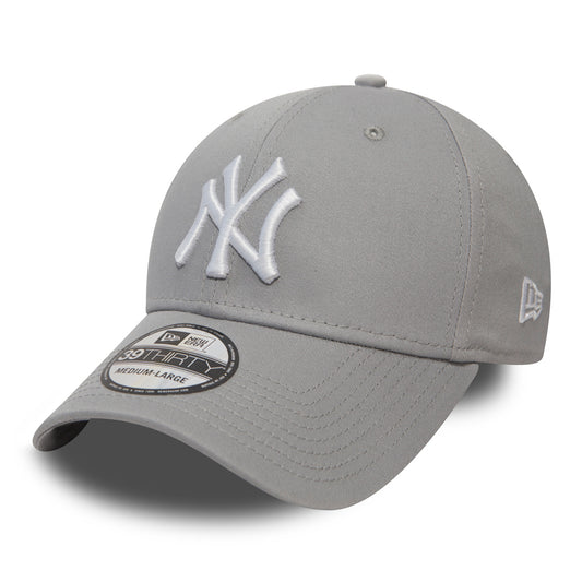 New Era Grey New York Yankees Essential 39THIRTY Stretch-Fit Cap 10298279