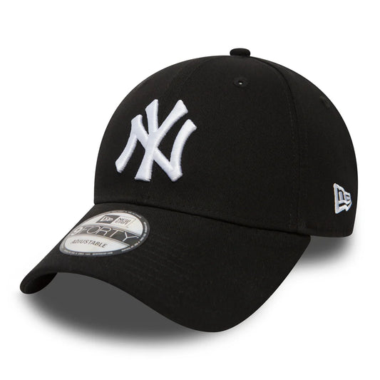 New Era Black New York Yankees League Essential 9FORTY Verstellbare Cap 10531941