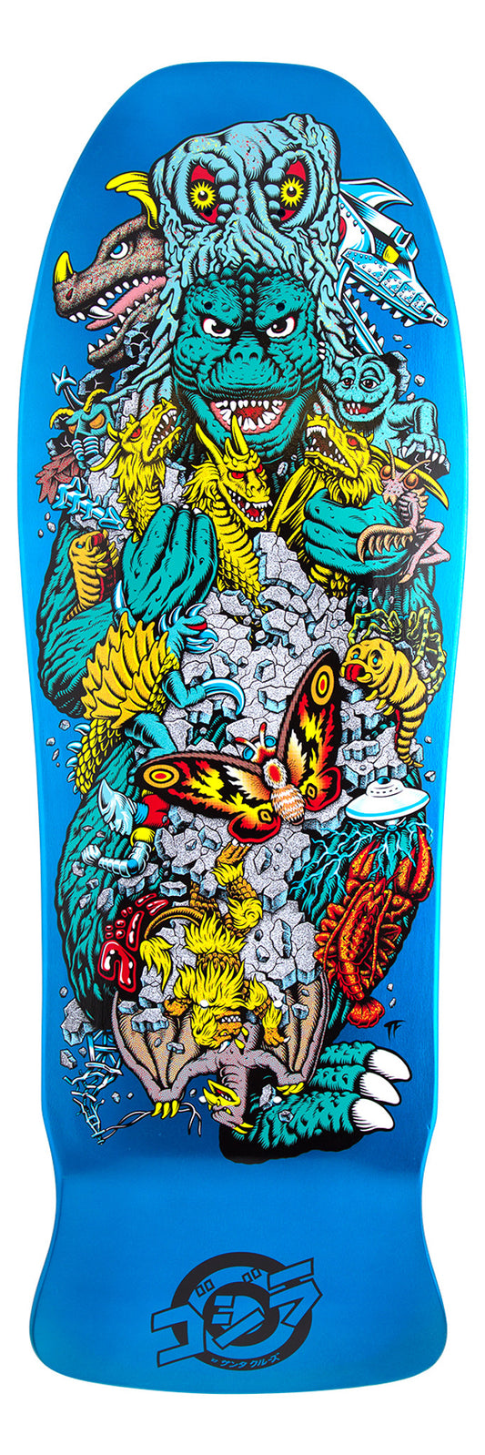 Santa Cruz Godzilla Kaiju Roskopp Deck 10.125"