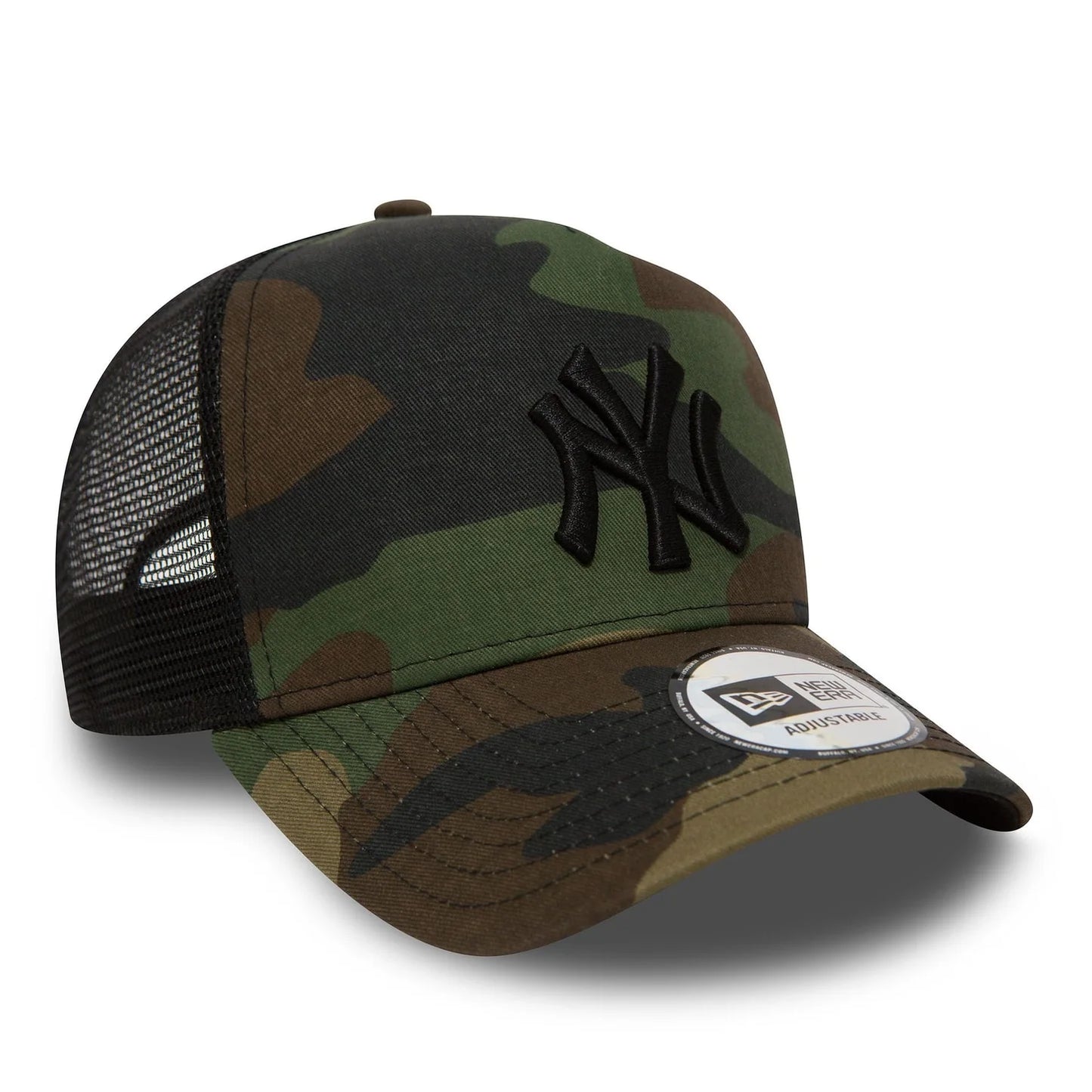 New Era Camo New York Yankees A-Frame Trucker Cap