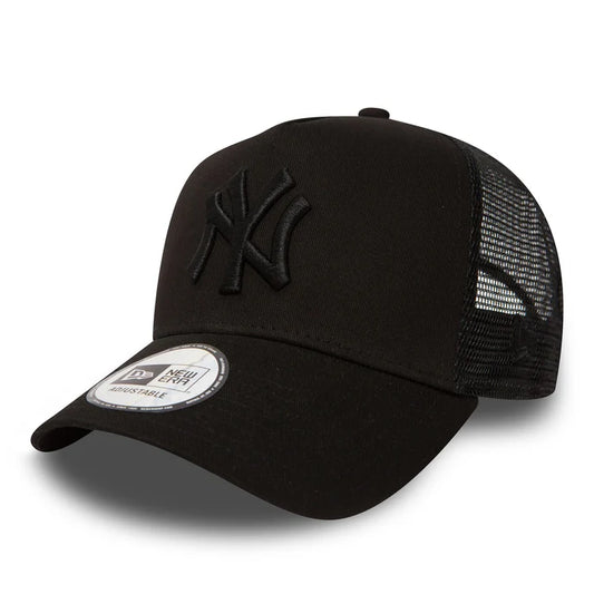 New Era New York Yankees A-Frame Trucker Cap Black
