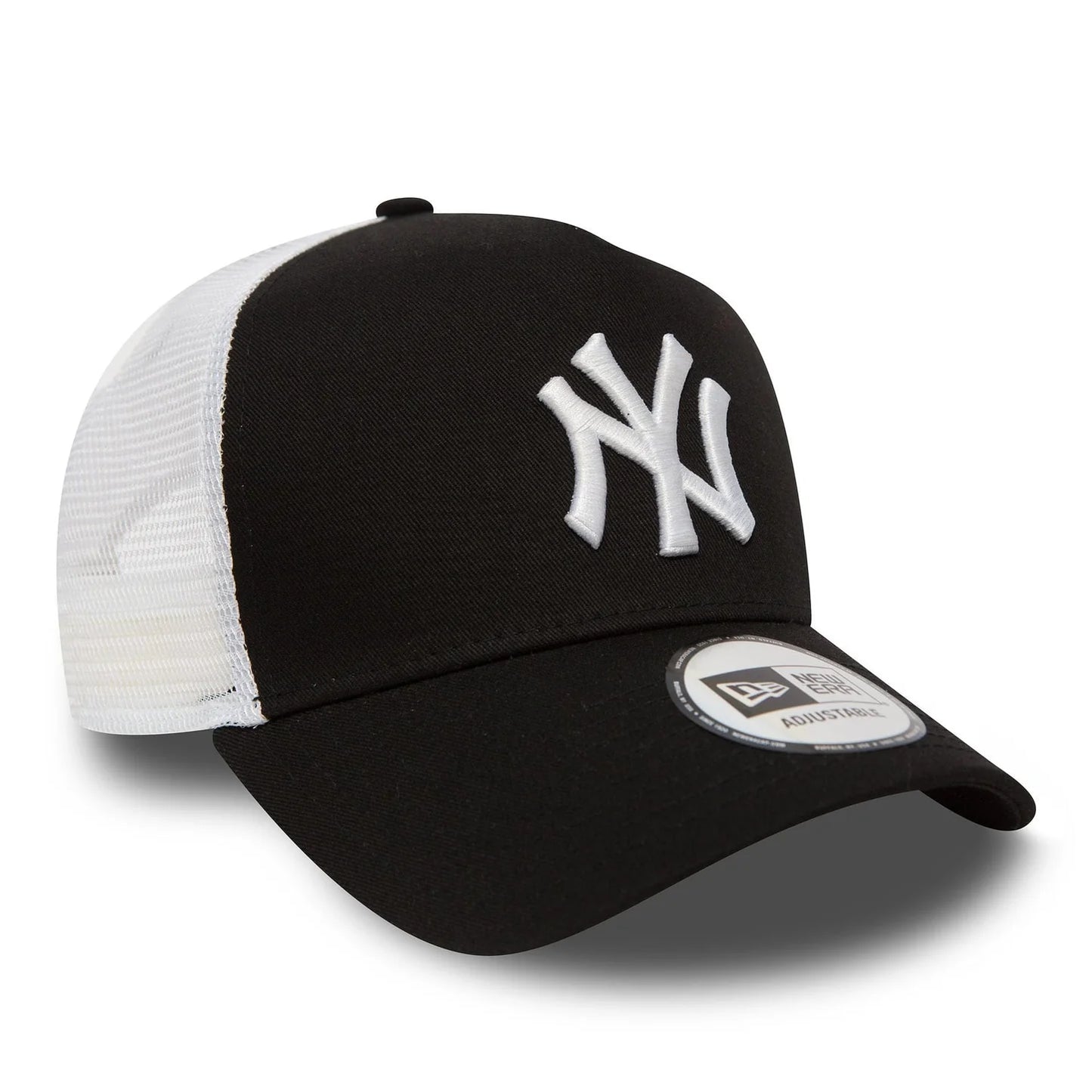 New Era New York Yankees A-Frame Trucker Cap Black/White