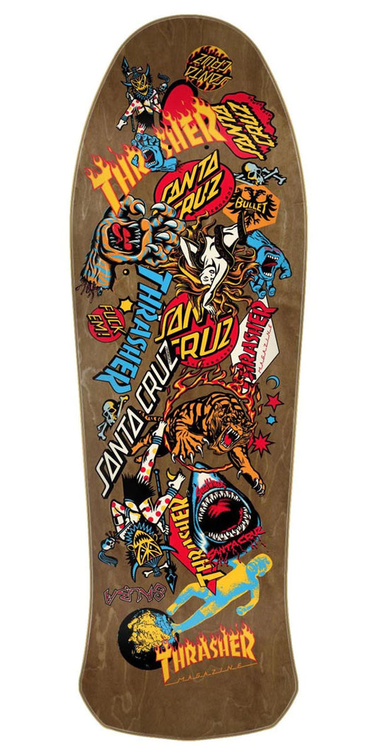 SANTA CRUZ 10.4" THRASHER SALBA OOPS DECK