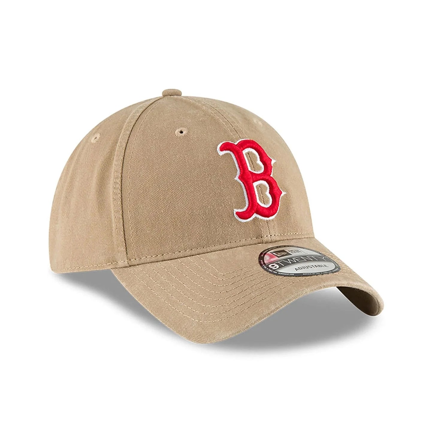 New Era Beige Boston Red Sox MLB Core Classic 9TWENTY Verstellbare Cap