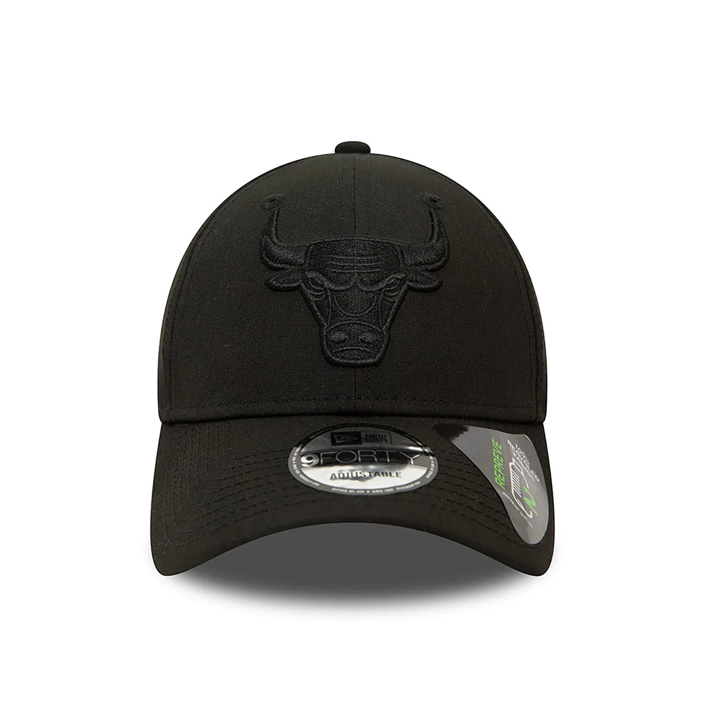 New Era Black Chicago Bulls Repreve Outline 9FORTY Verstellbare Cap