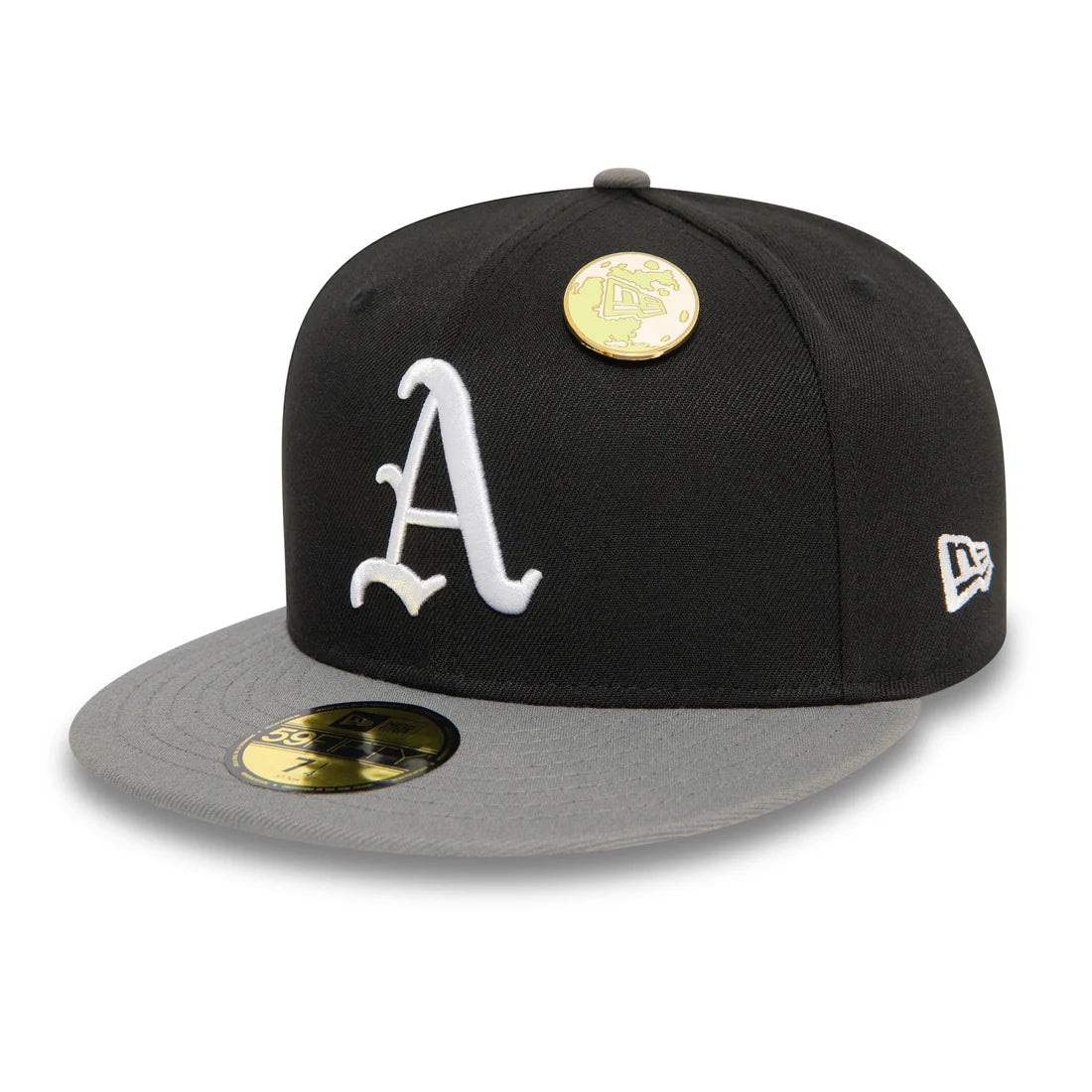 New Era 59FIFTY Black Oakland Athletics MLB Contrast Pin  Fitted Cap