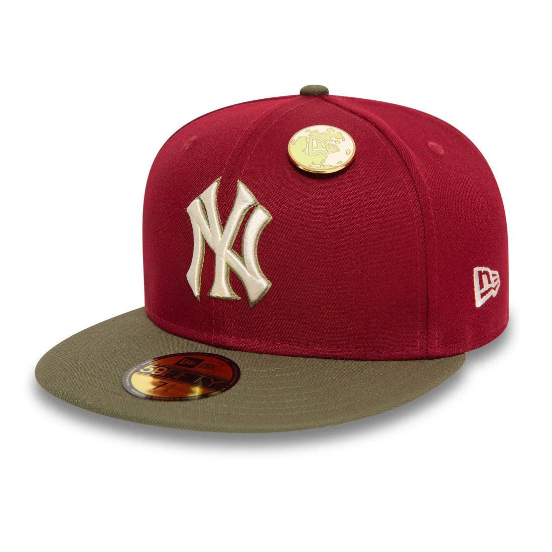 New Era  59FIFTY Red New York Yankees MLB Contrast Pin Fitted Cap