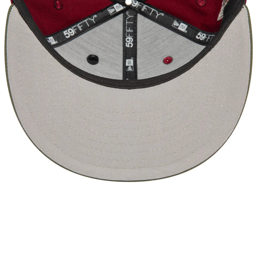 New Era  59FIFTY Red New York Yankees MLB Contrast Pin Fitted Cap