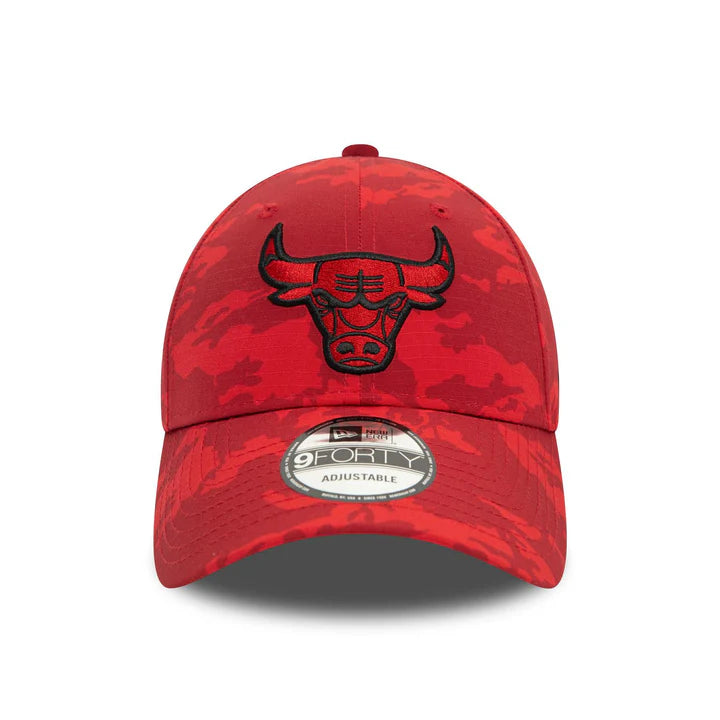 New Era 9Forty Tonale Camouflage Chicago Bulls Cap Bordeaux