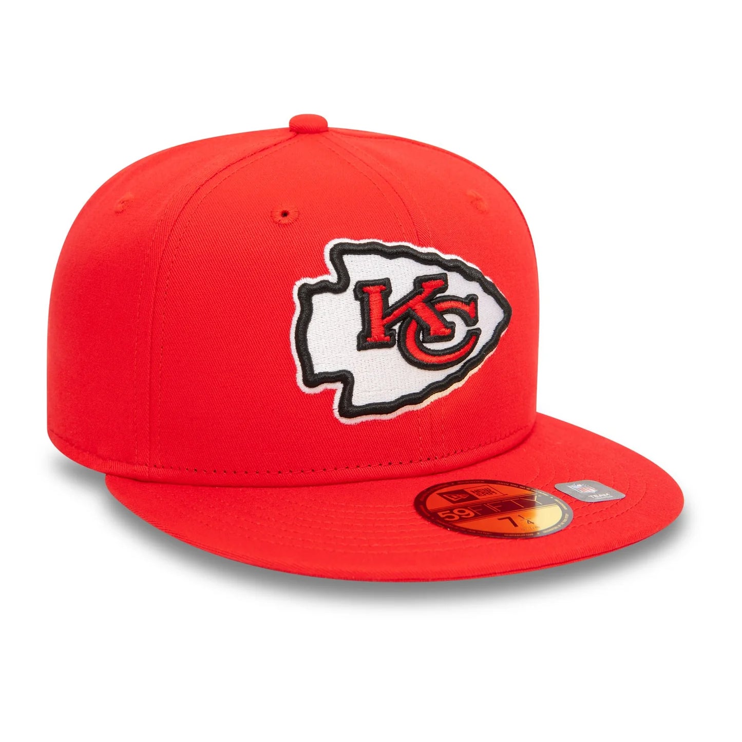 New Era Red Kansas City Chiefs NFL Official Team Colours 59FIFTY Fitted Cap